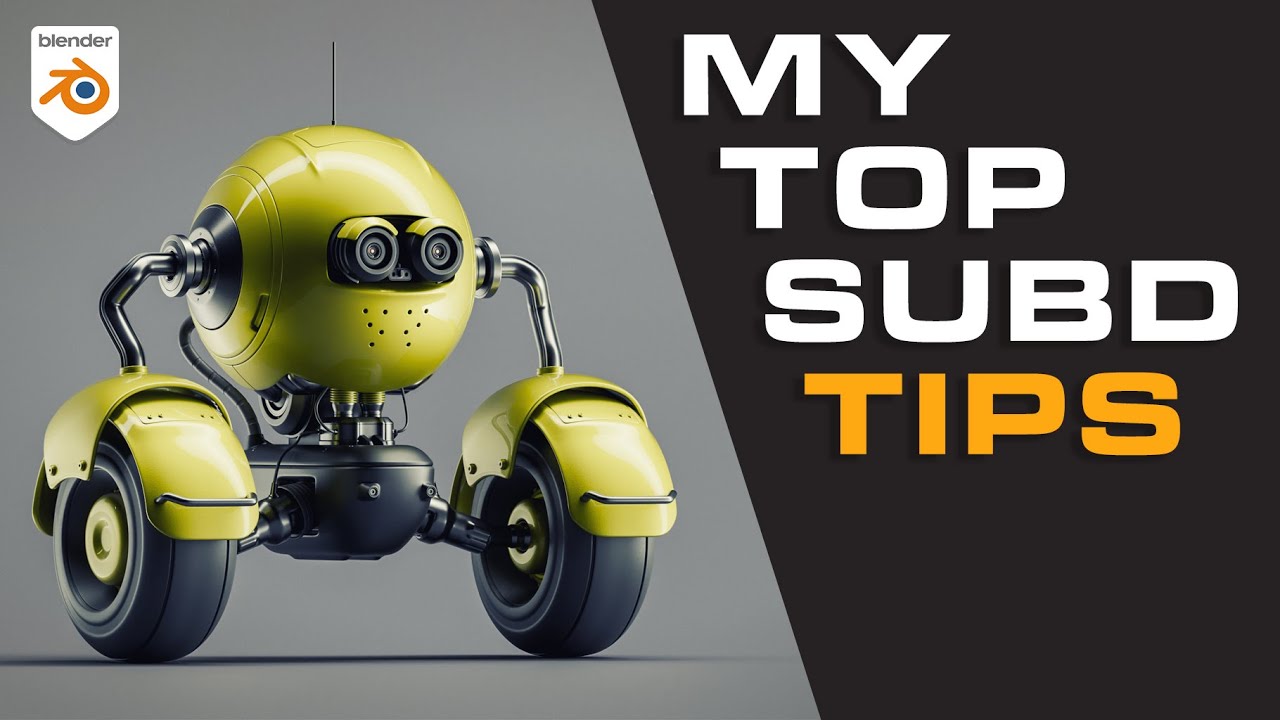 Blender 3D Hard Surface Modeling: Essential SUBD Tips