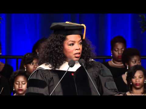 Oprah Winfrey Delivers Commencement Address to Class of 2012 - YouTube