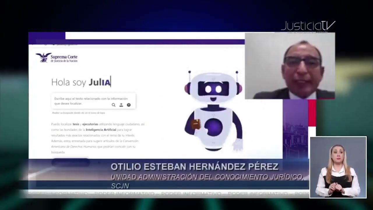 La SCJN presenta a “JulIA”, un buscador jurídico impulsado por inteligencia artificial - YouTube