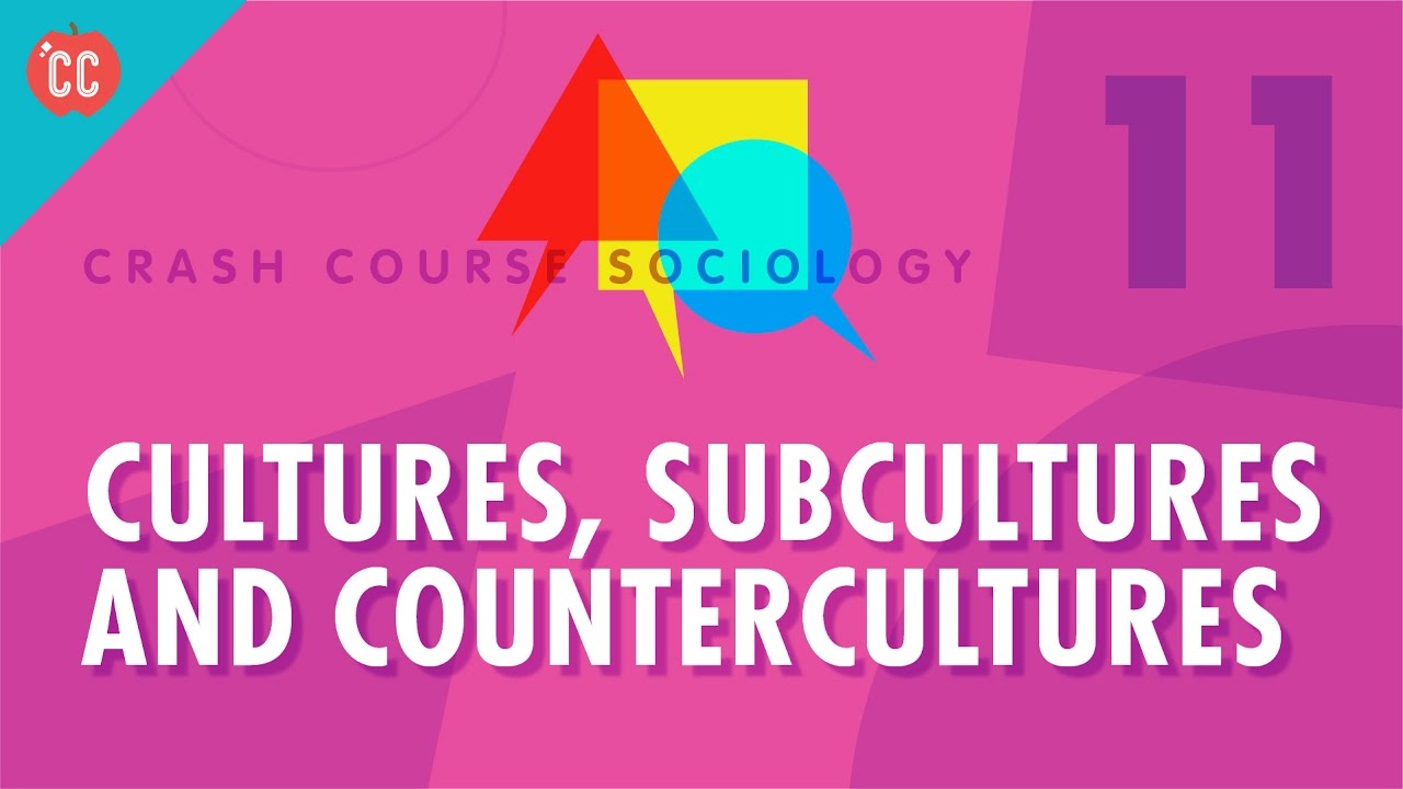 Cultures, Subcultures, and Countercultures: Crash Course Sociology #11 - YouTube