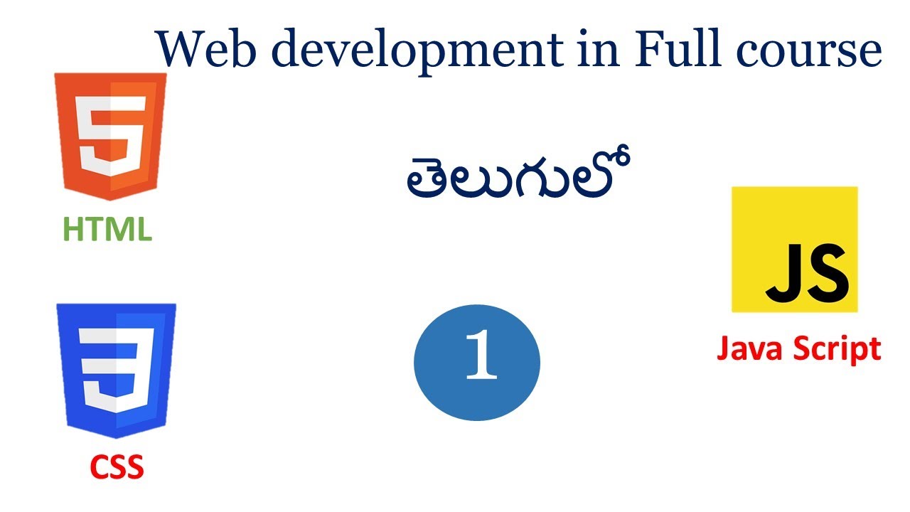 How to start web development in telugu | Web development full course in telugu | Web development - YouTube