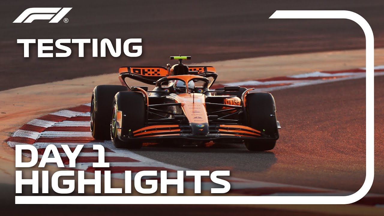 Day 1 Highlights | F1 Pre-Season Testing 2024 - YouTube