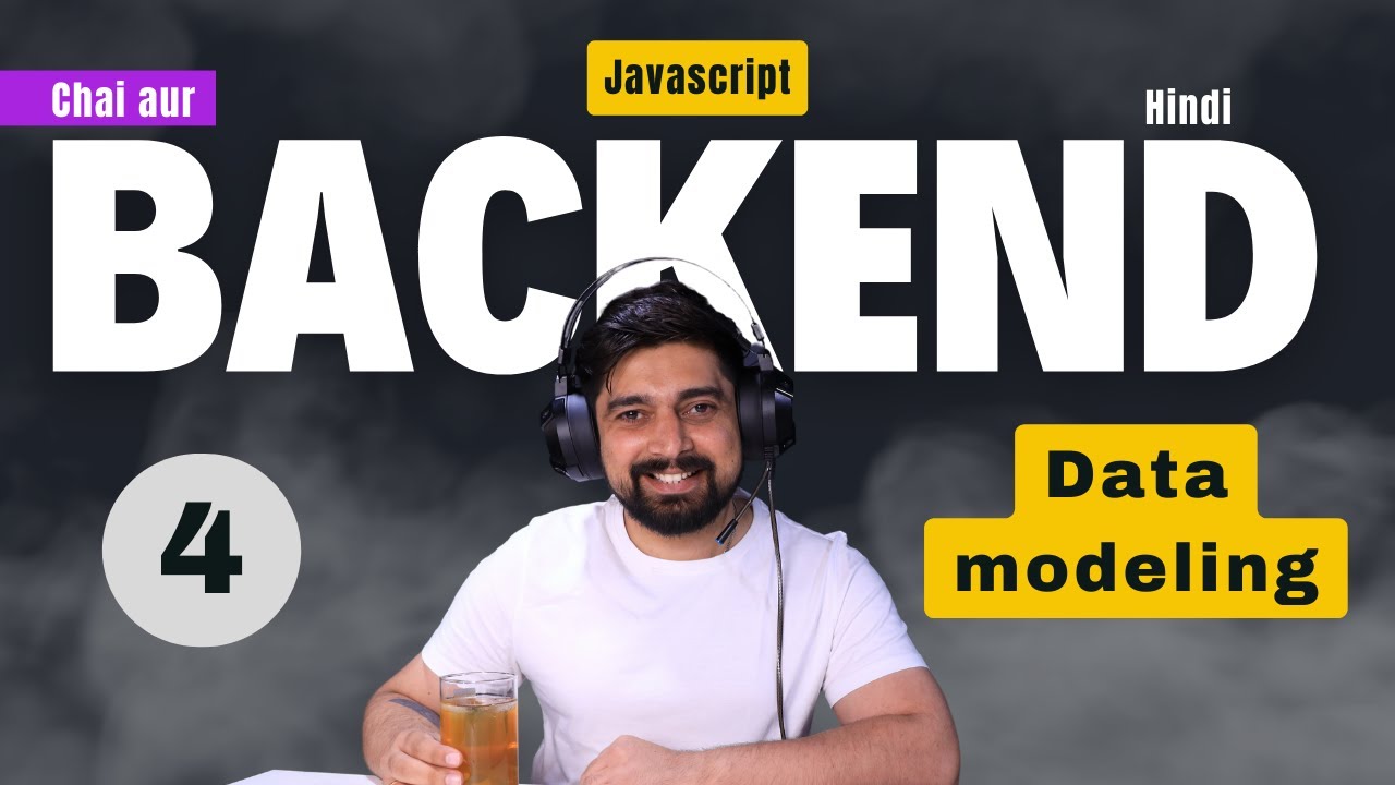 Data modelling for backend with mongoose - YouTube