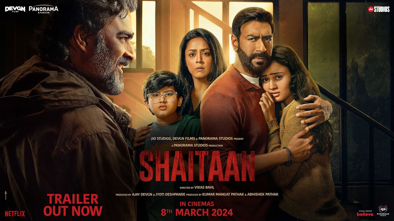 Shaitaan Trailer | Ajay Devgn, R Madhavan, Jyotika | Jio Studios, Devgn Films, Panorama Studios - YouTube