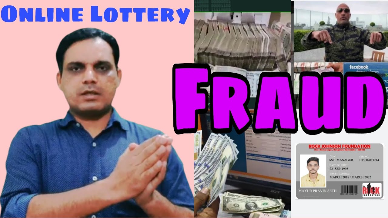 Online Lottery Scam : The Rock foundation online lottery || Dwayne Johnson || Facebook Lottery || - YouTube