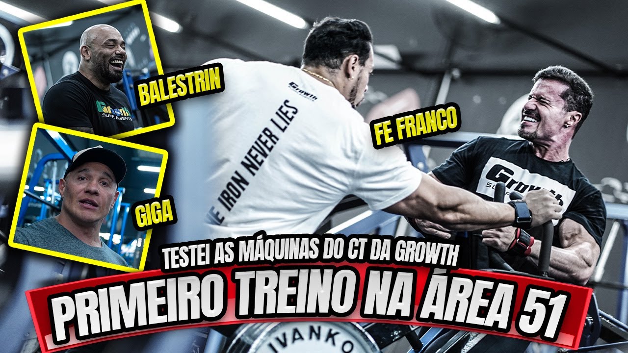 PRIMEIRO TREINO NO CT DA GROWTH - FE FRANCO, GIGA E BALESTRIN SE JUNTARAM !!! - YouTube