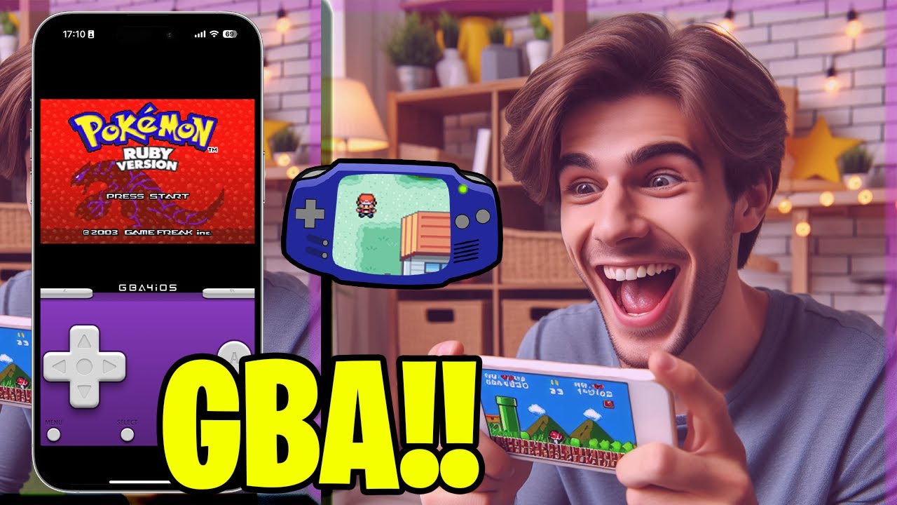 GBA Emulator iPhone/iOS 17 - How to Get in 2024! - YouTube