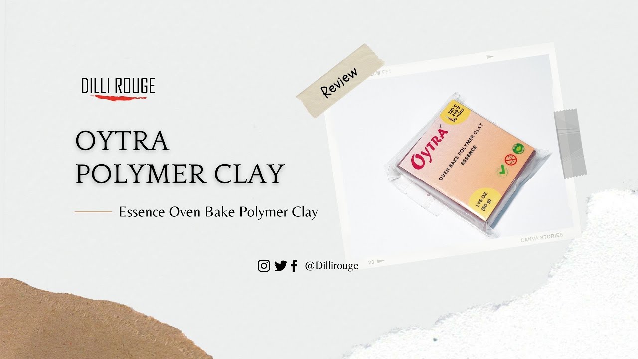 Polymer clay brands in India | Oytra Essence  - Pink Granite Review and Unboxing - YouTube