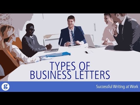 Types of Business Letters - YouTube