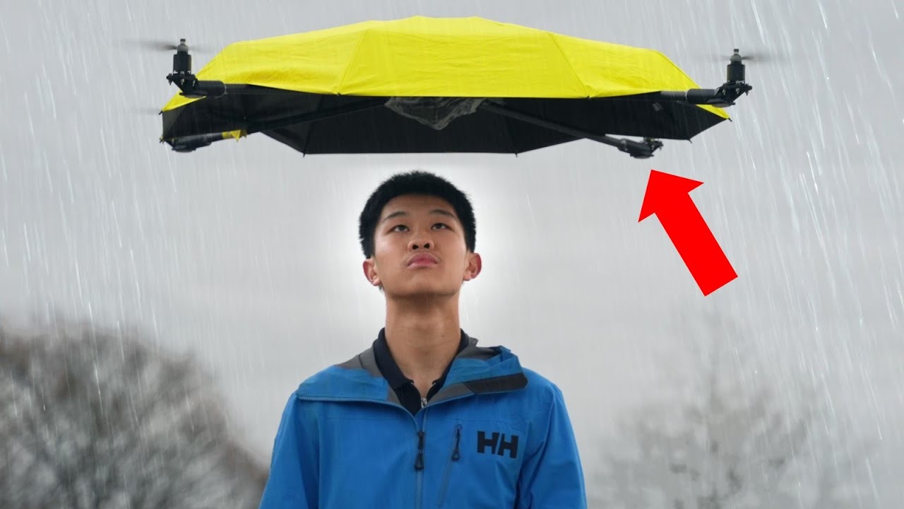 I Built a Flying Umbrella - YouTube