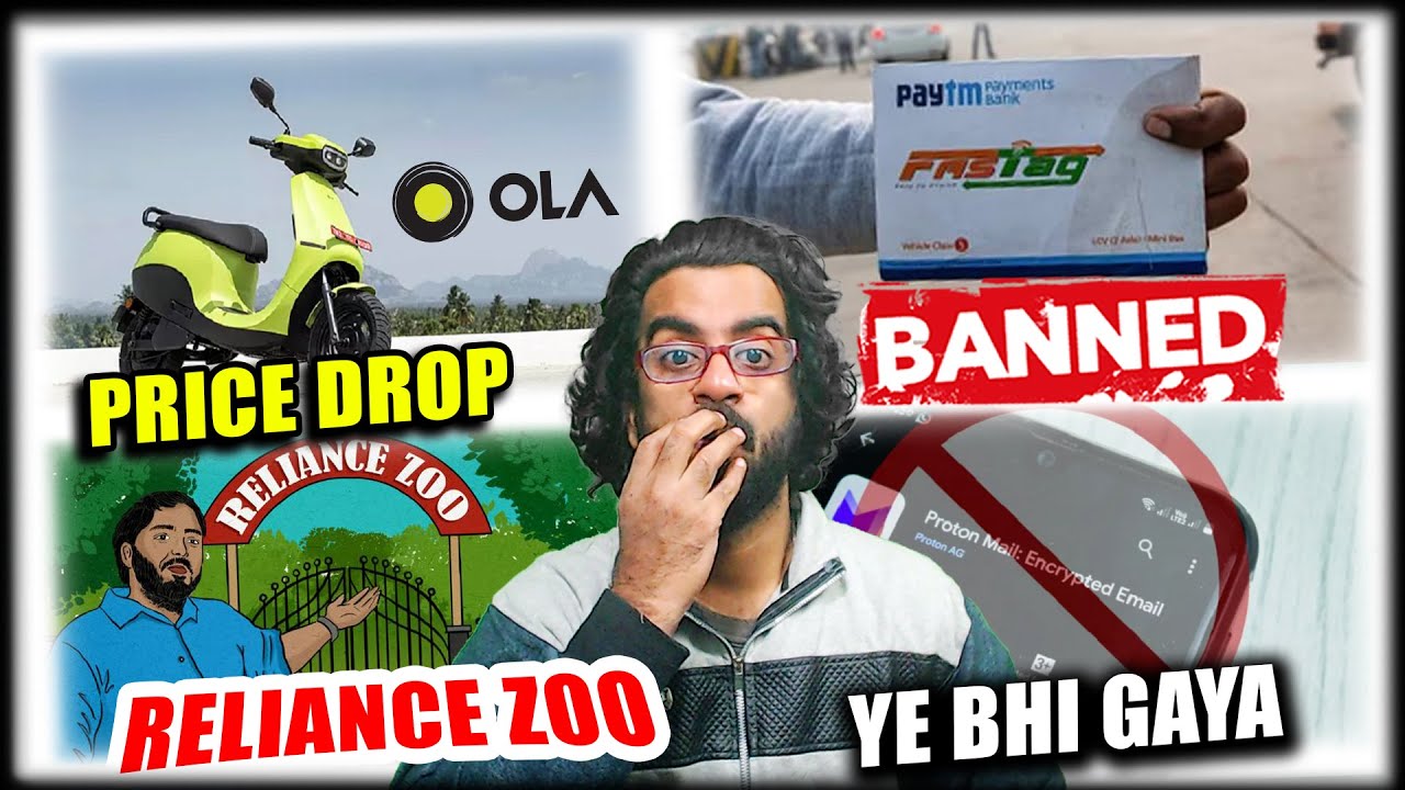 Paytm Fastag Banned, Sora AI is Future, Ola Ev Huge Price Drop, Reliance Opening World Biggest Zoo - YouTube
