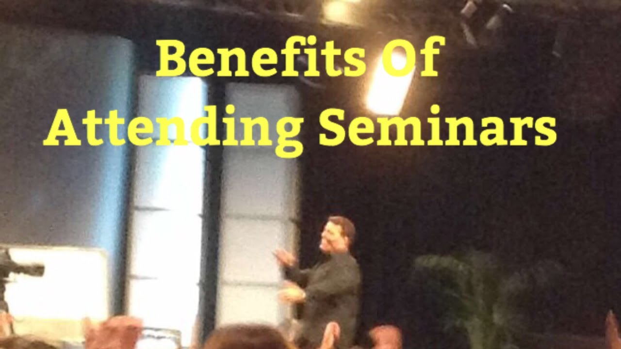 The Benefits of Attending Seminars, Conferences, and Mastermind Events!! - YouTube
